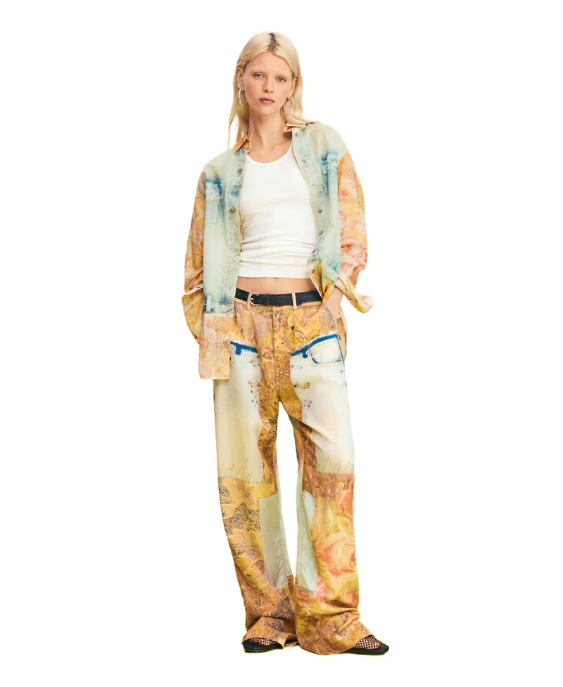 Desigual Women's Hybrid Denim Shirt