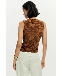 Desigual Women's Draped sleeveless t-shirt