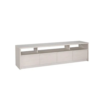 Sauder Harvey Park Large Tv Credenza, for Tv's up to 86", Alabaster Oak Finish