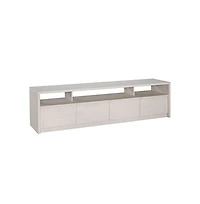 Sauder Harvey Park Large Tv Credenza, for Tv's up to 86", Alabaster Oak Finish