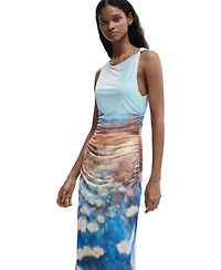 Desigual Women's Draped Waterlily Dress