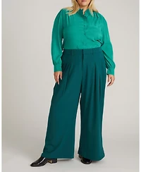 Universal Standard Plus Endora Stretch Cupro Blouse