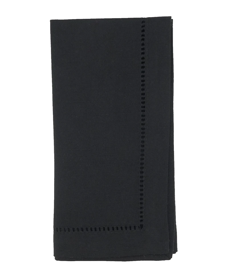 Saro Lifestyle Hemstitched Border Napkins