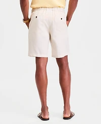 Club Room Men's 100% Linen Drawstring Shorts, Created for Macy's