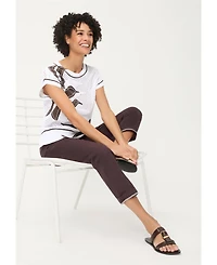 Olsen Women's Ajour Knit Sweater