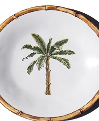 Abode Homewares Rainforest Palm NewWave Melamine Salad Plates, Set of 6