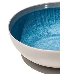 Abode Homewares Coastal Reactive NewWave Melamine Bowls, Set of 6