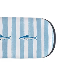 Abode Homewares Sardinia Melamine 6.9" Stripe Serving Platter