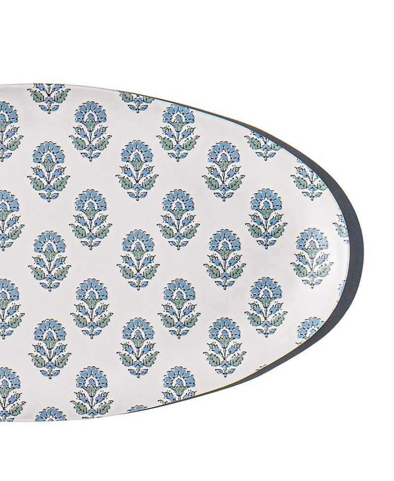 Abode Homewares Kashmir Melamine 8.3" Oval Serving Platter
