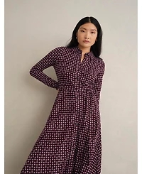 Hobbs London Women's Clarice Printed Midi Dress