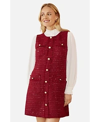 Yumi Women's Boucle Tunic Dress