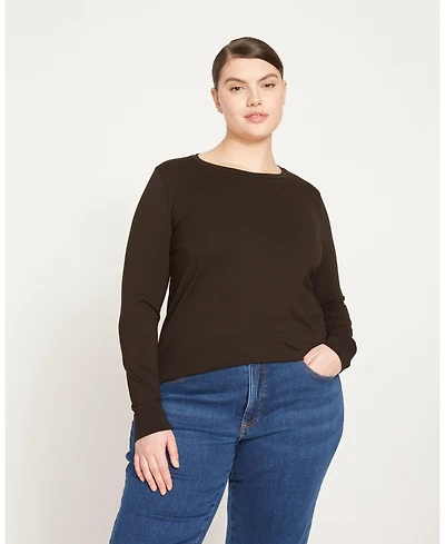 Universal Standard Women's Plus Long Sleeve Tee