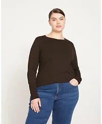 Universal Standard Women's Plus Long Sleeve Tee