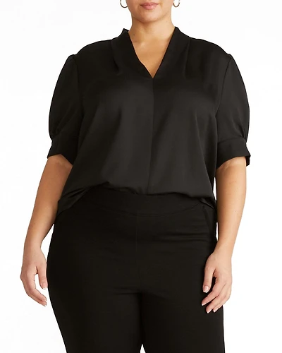 Universal Standard Plus Beatrice Soft Satin Top