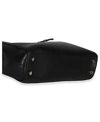 Pre-Owned Saint Laurent Black Smooth Leather Cassandre Tote Bag