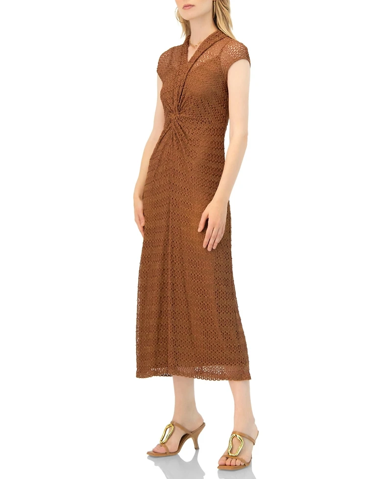 Ivonne Women's Long Knitted Off-Shoulder Dress
