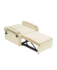 Streamdale Furniture Versatile Foldable Sofa Bed, 3 Lengths, Usb