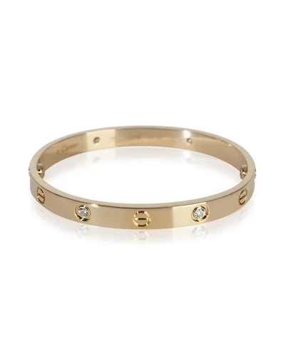Pre-Owned Cartier Yellow Gold Diamond Love Bracelet