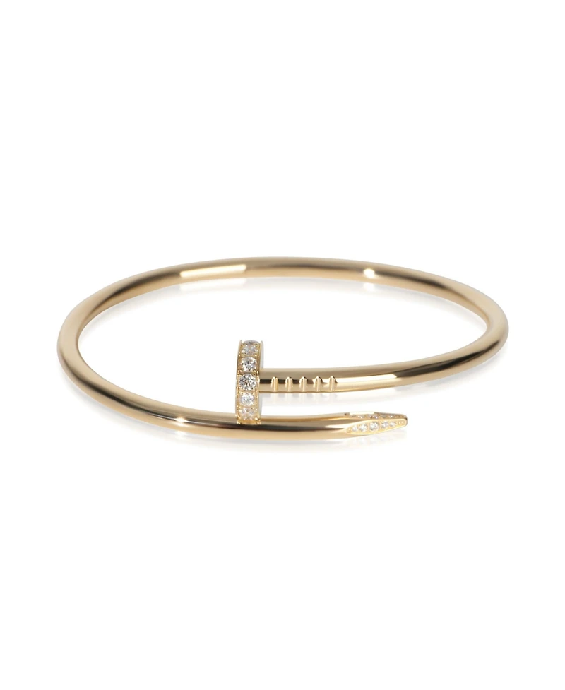 Pre-Owned Cartier Yellow Gold Diamond Juste Un Clou Bracelet