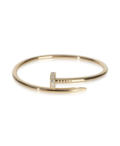 Pre-Owned Cartier Yellow Gold Diamond Juste Un Clou Bracelet