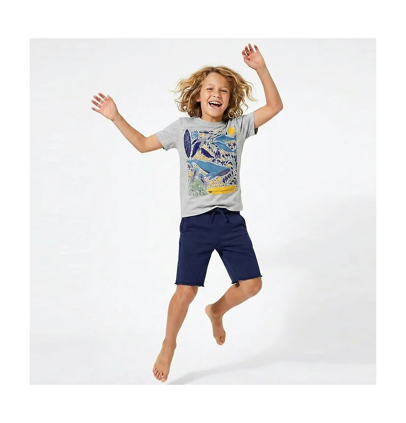 Mightly Toddler Fair Trade Organic Cotton Graphic Short Sleeve T-Shirt