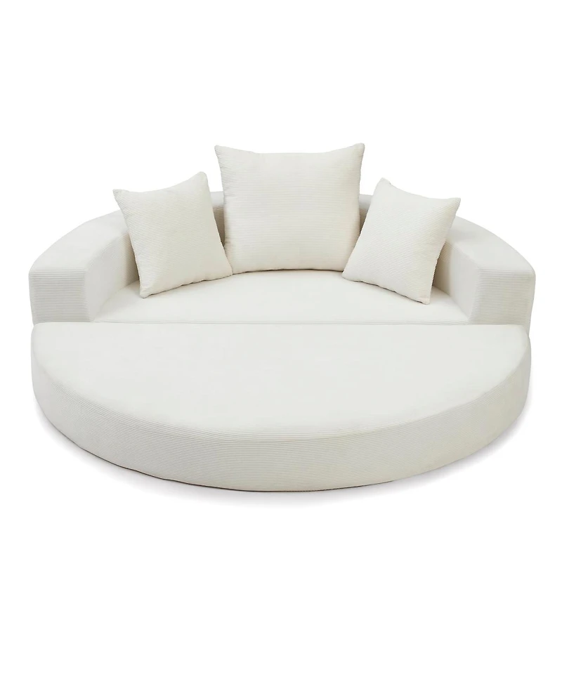 Streamdale Furniture Convertible Sofa Couch Bed, Multi-functional
