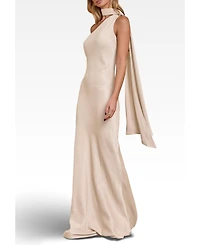 Maids to Measure Women's Cressida Satin Asymmetric Dress