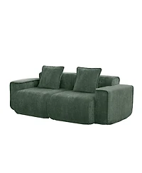 Streamdale Furniture Premium Velvet Modular Sectional Sofa