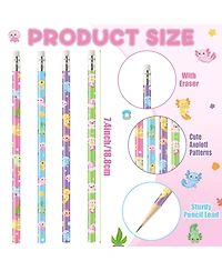 Gnuadz Axolotl Pencils Erasers Classroom Party Favors 60pcs