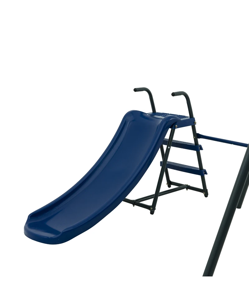 Streamdale Furniture Boys Thrilling Saucer Swingset with Slide