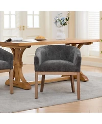Streamdale Furniture Mid Century Barrel Dining Chairs