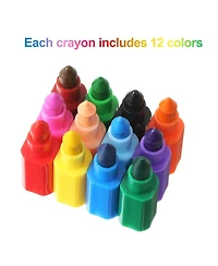 Gnuadz Stacking Crayons Buildable School Office Supplies