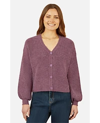 Yumi Women's Marl Knit Cardigan