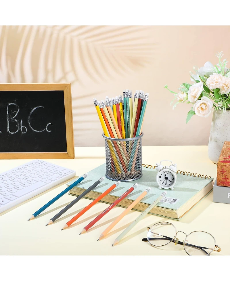 Gnuadz Inspirational Pencils Bulk Graduation Gift Teacher Motivational Saying School Awards Party Favor