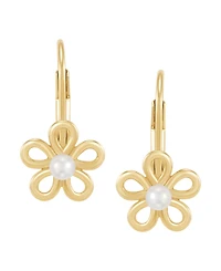 Macy's Cultured Freshwater Pearl (2.5-3mm) Earrings in 14k Yellow Gold-Plated Sterling Silver