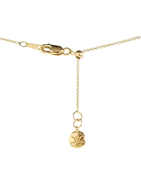 Le Vian Robin's Egg Blue Turquoise (1/4 ct. t.w.) & Diamond Western Bull Pendant Necklace in 14k Honey Gold