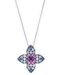 Le Vian Sapphire Ombre & Sapphire (1-3/8 ct. t.w.) Pendant Necklace in 14k Vanilla Gold