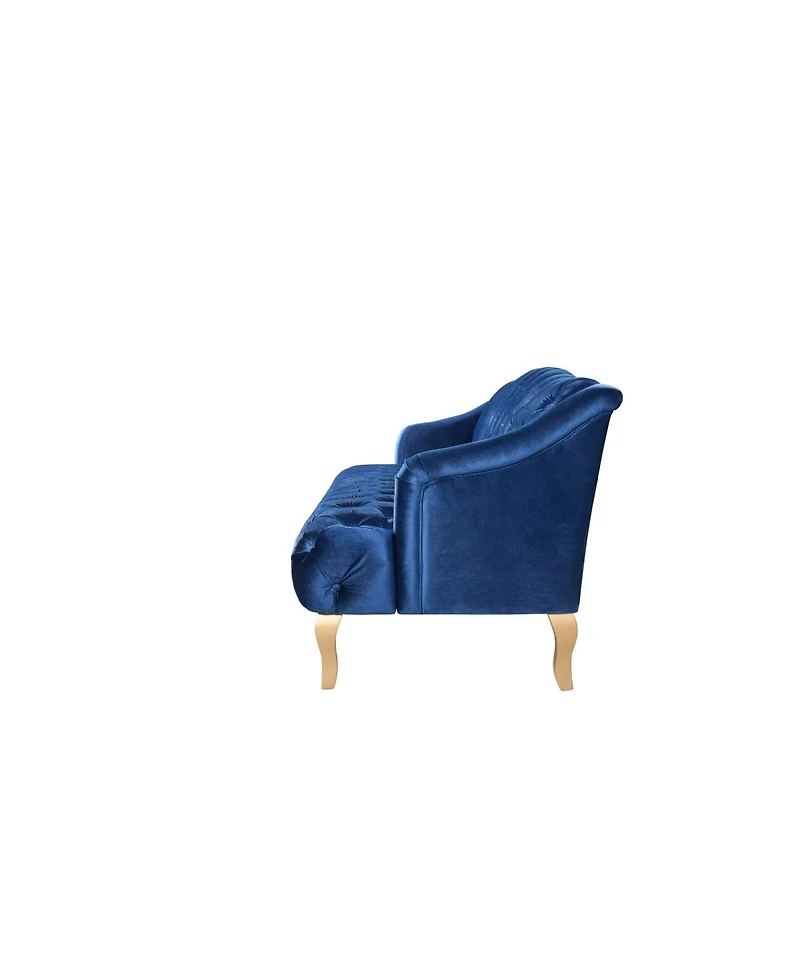 Streamdale Furniture Comfy 3-Seat Sofa with Curved Wooden Legs, Perfect for Living Room and Study