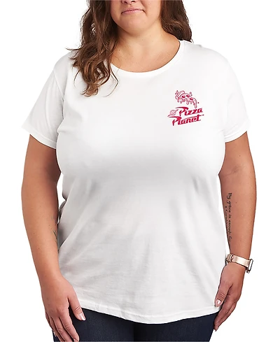 Hybrid Apparel Plus Toy Story Pizza Planet Short-Sleeve Graphic T-Shirt