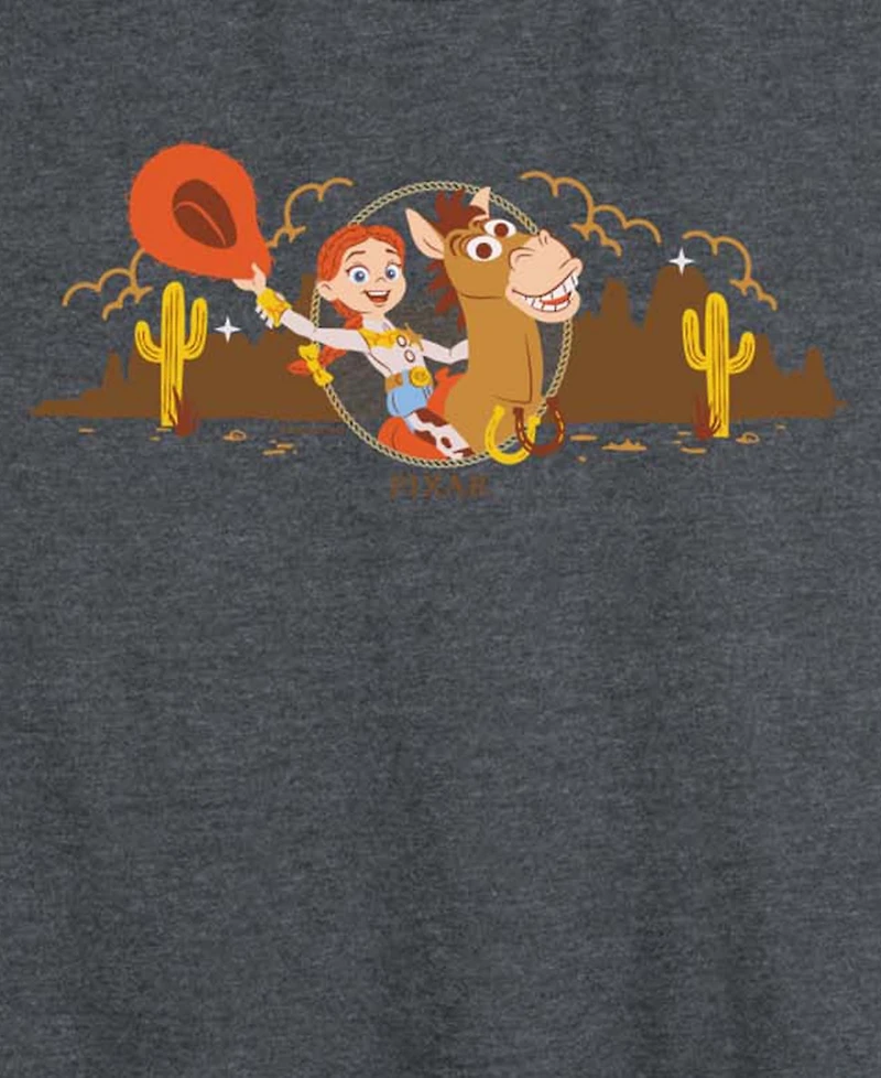 Hybrid Apparel Plus Toy Story 5 Jessie Riding Bullseye Western Racerback Sleeveless Tank Top