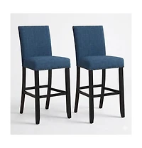 New Classic Furniture Furniture Crispin Solid Wood 29" Barstool (Set of 2)
