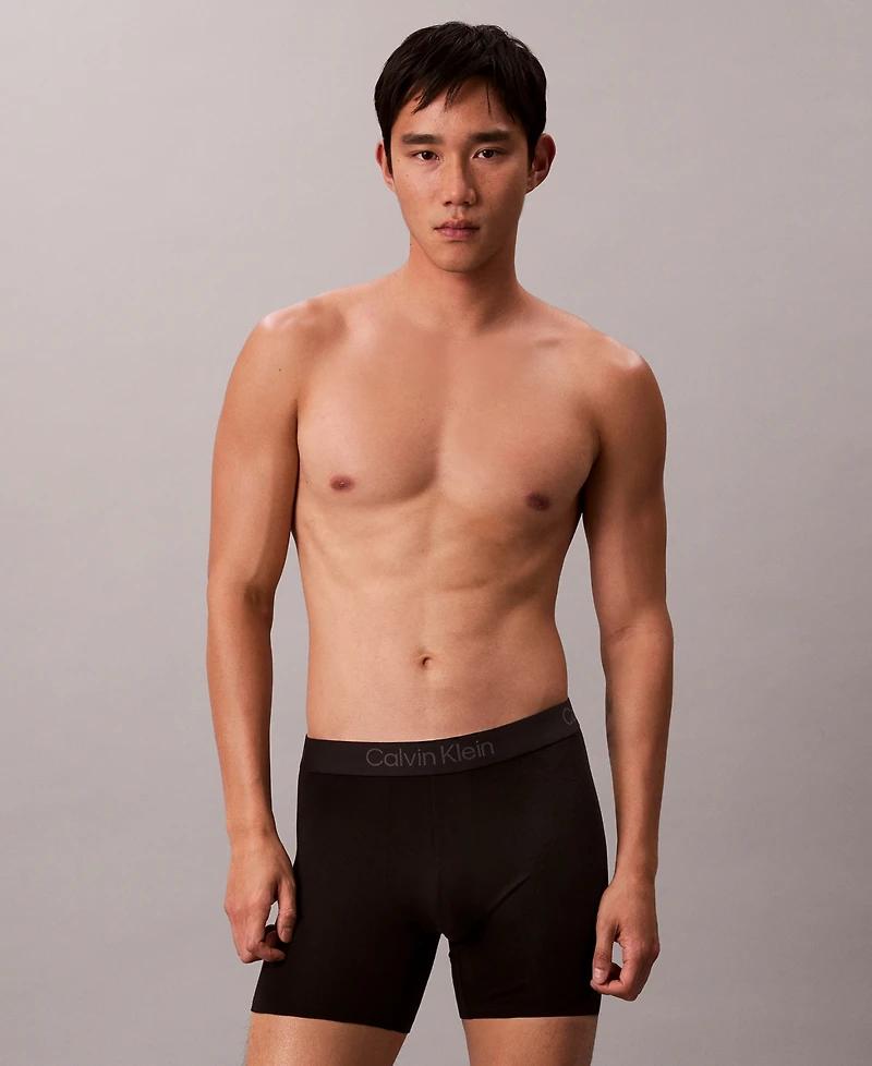 Calvin Klein Men's Ultra Soft Modal Boxer Briefs, 3-Pack