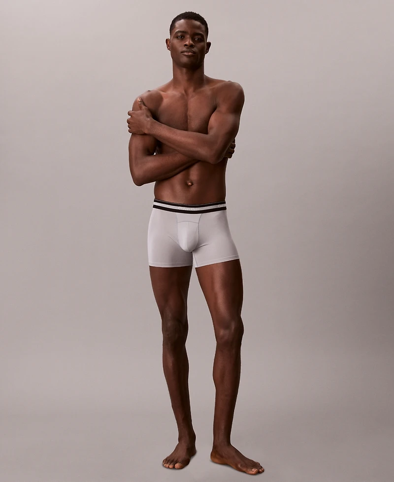 Calvin Klein Men's 3-Pack Icon Active Mesh Trunks Underwear