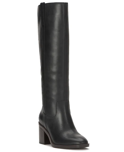 Lucky Brand Women's Adana Wide Calf Tall Block Heel Boots