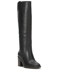 Lucky Brand Women's Adana Wide Calf Tall Block Heel Boots