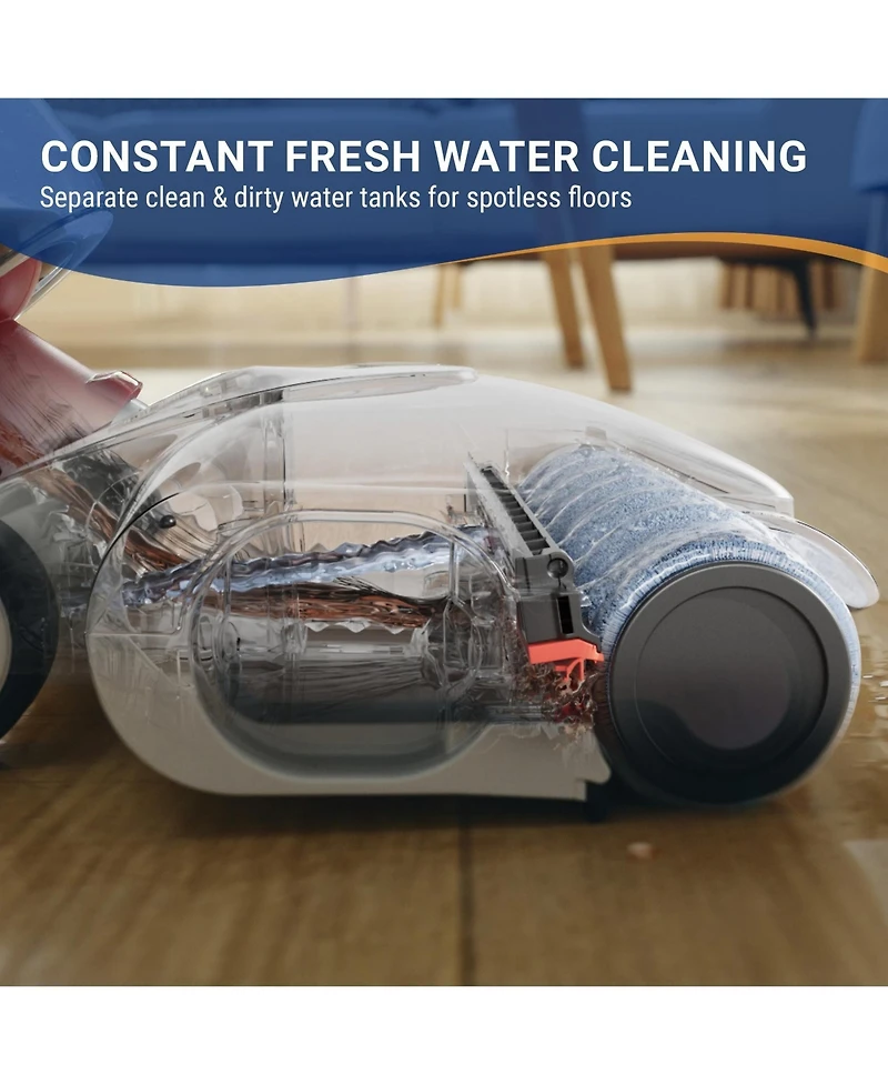 Tineco LiteVak Wash Corded Wet Dry Vacuum Cleaner and Mop for Hard Floors