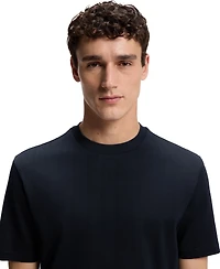 Boss by Hugo Men's Cotton Regular-Fit Jacquard Structure T-Shirt