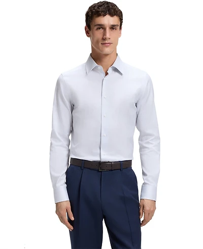 Boss by Hugo Men's Cotton Slim-Fit Striped Dress Shirt