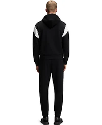 Boss by Hugo Men's Regular-Fit Zip-Up Spacer Pique Sweatshirt