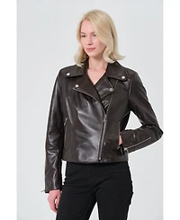 Furniq Uk Women's Leather Jacket Created for Macy's